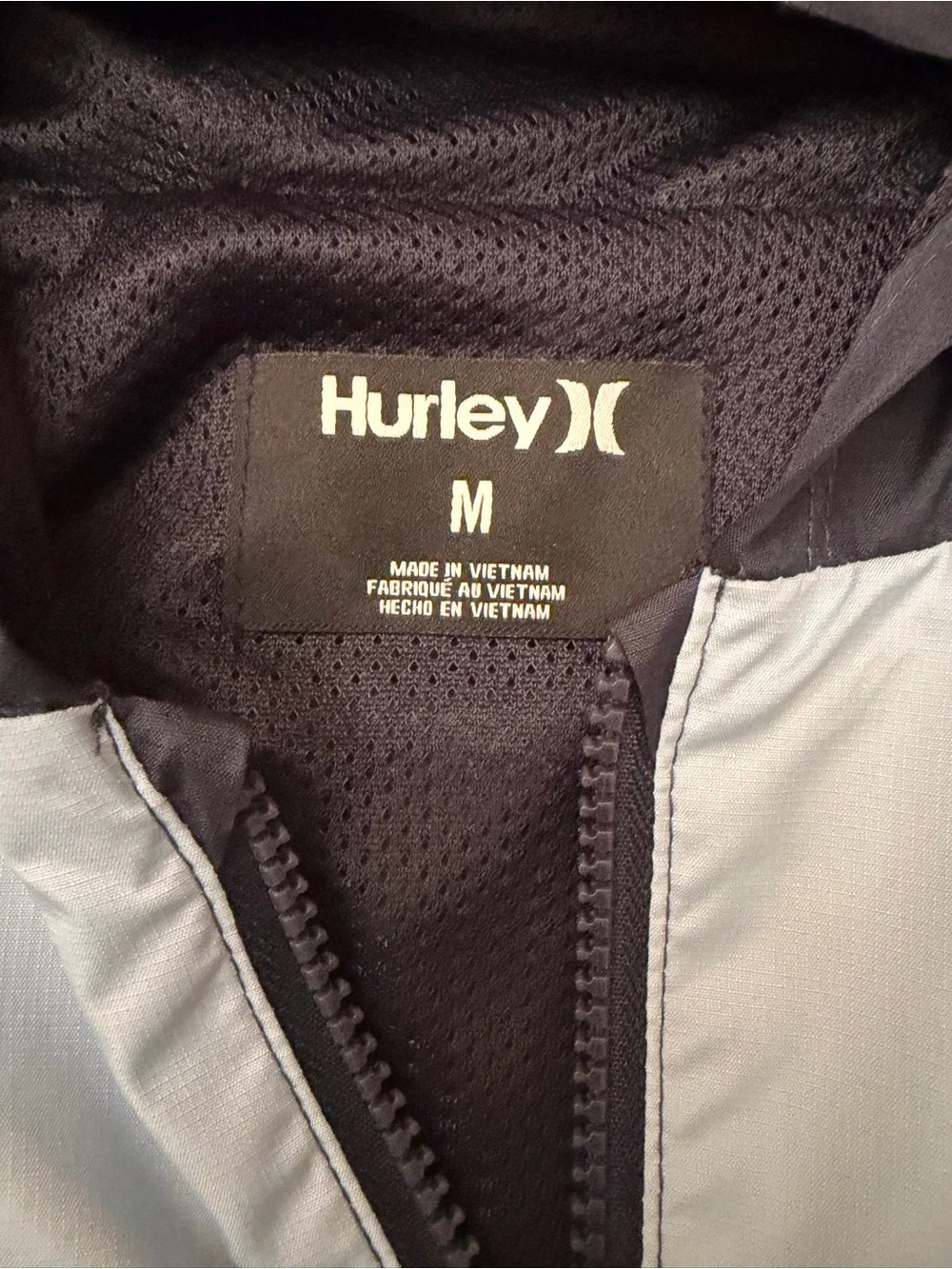 Hurley Bpys Medium Windbreaker Jacket